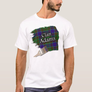 Camisa escocesa da pintura do Tartan de Adams do
