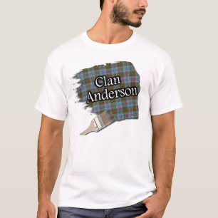 Camisa escocesa da pintura do Tartan de Anderson