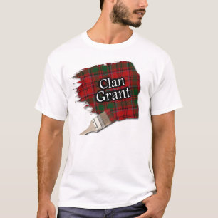 Camisa escocesa da pintura do Tartan de Grant do