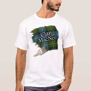 Camisa escocesa da pintura do Tartan de MacNeil do