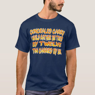 Camisa escondida do carregar T