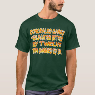 Camisa escondida do carregar T
