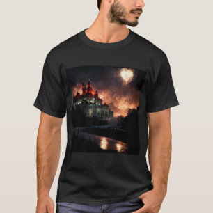 Camisa Escura Básica do Castelo de Vampiro