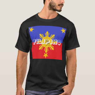 Camisa escura básica filipina