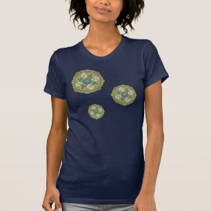 Camisa escura das mulheres Summer Nouveau