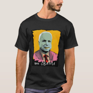CAMISA ESCURA DE OBAMA T DO VOTO