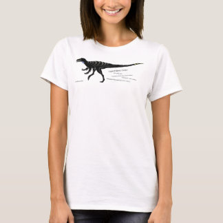 Camisa escura do dinossauro da garra do relâmpago
