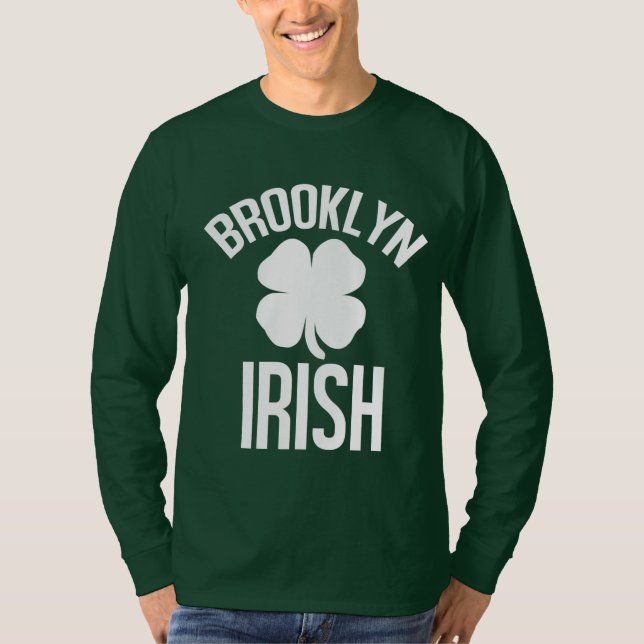 Camisa (escura) do irlandês de Brooklyn (Frente)