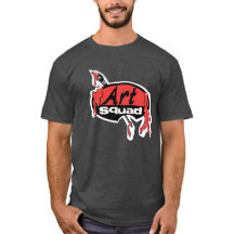 Camisa escura do pelotão da arte