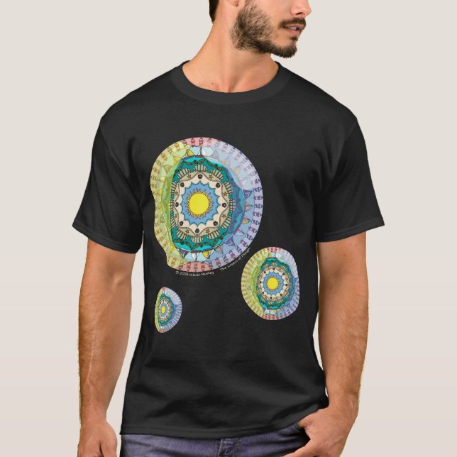 Camisa escura feminina de verão (Frente)