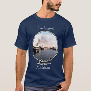 Camisa escura Ludington Car/Rail Ferries