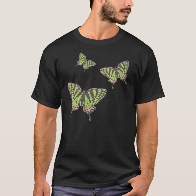 Camisa Escura Masculina Celtic Swallowtail (Frente)