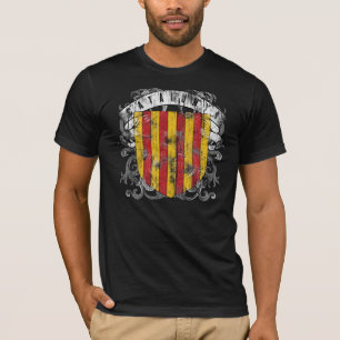Camisa Escura Masculina da Catalunha