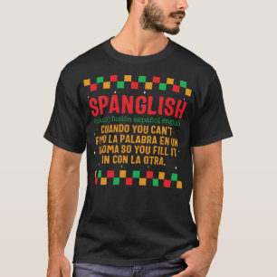Camisa Espanhola, Inglês Espanhol