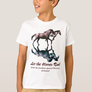 Camisa espanhola Running do Cavalo-Amante dos