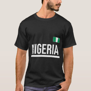 Camisa Esportiva Bandeira da Nigéria 