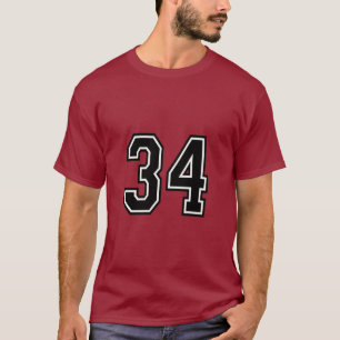 Camisa Esportiva Número 34 34º Aniversário