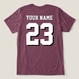 Camisa Esportiva Personalizada com Nome e Número