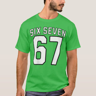 Camisa esportiva Si Seven Meme 67 para meninos e m