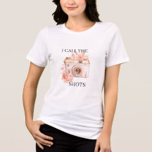 Camisa Estética de Câmera Vintage para Amantes de