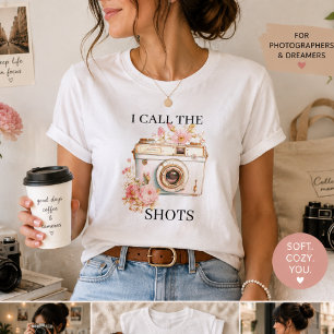 Camisa Estética de Câmera Vintage para Amantes de 