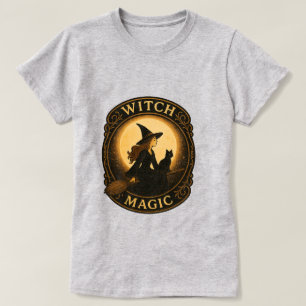 Camisa Estética Mágica De Bruxas Vintage - Alho Bo