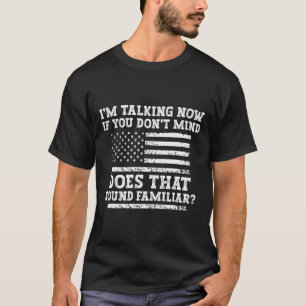 Camisa Estou Falando Agora Trump Kamala Dete Engra