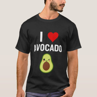 Camisa Eu Amo Abacate Humor Amante de Abacate Engr
