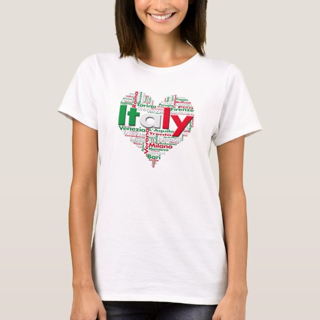 Camisa eu amo Italia (Frente)