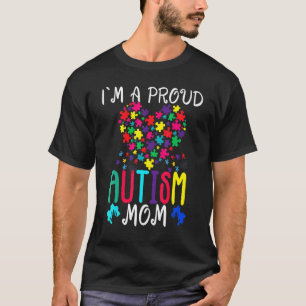 Camisa Eu Sou Uma Mãe de Autismo Orgulhosa Conscie