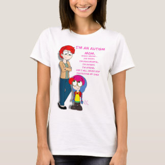 Camisa Eu Sou Uma Mãe de Autista