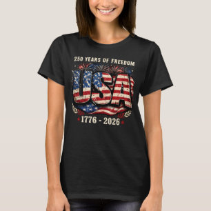 Camisa EUA 250 Anos de Liberdade 1776–2026 Patri