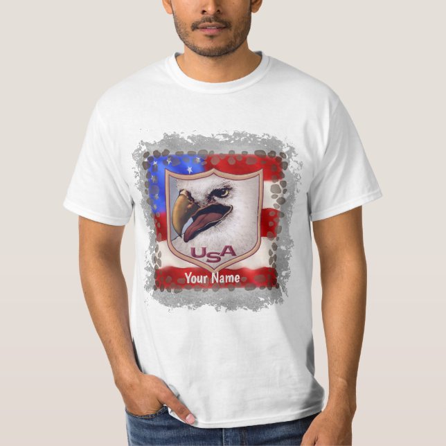 Camisa EUA Eagle Shield (Frente)