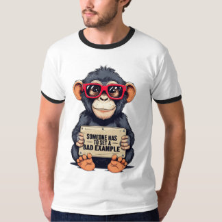 Camisa Exagerada I Engraçado Tee Graphic Macaco