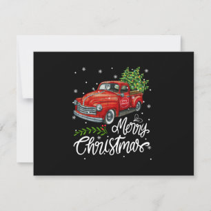 Camisa Família de Pijama de Natal Caminhão Vermelh