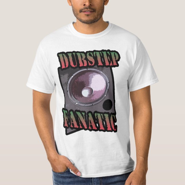 camisa fanático baixa do dubstep (Frente)