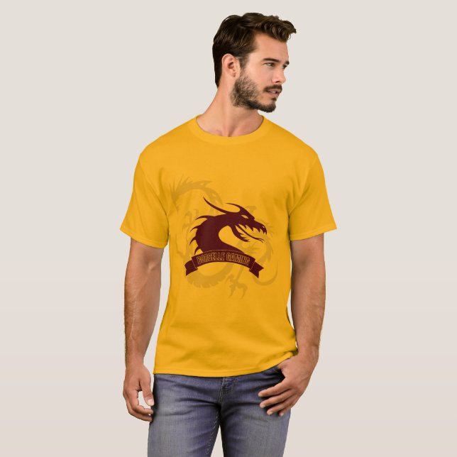 Camisa Fantasia Dragão Homens  (Frente Completa)