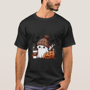 Camisa Fantasma Bonita Cai Pumpkin Tshirt Café