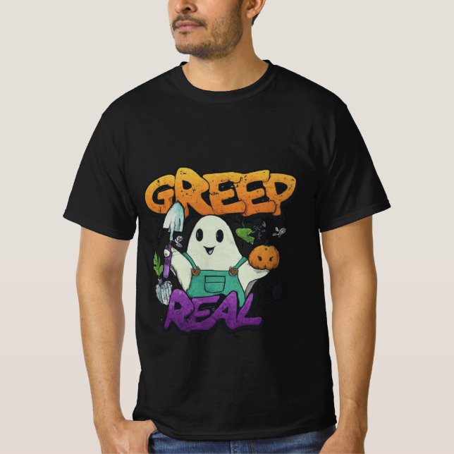 Camisa Fantasma do Jardim Spooky (Frente)