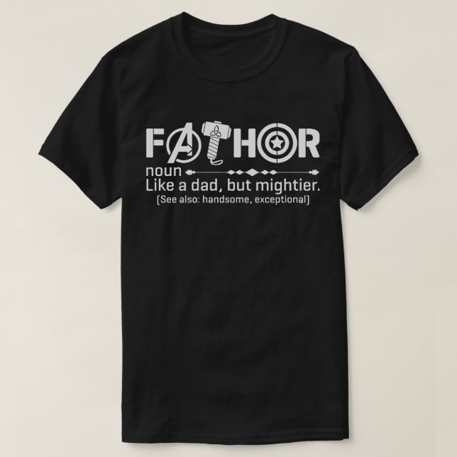 Camisa Fathor – Camisa Divertida de Pai – Como um  (Frente do Design)