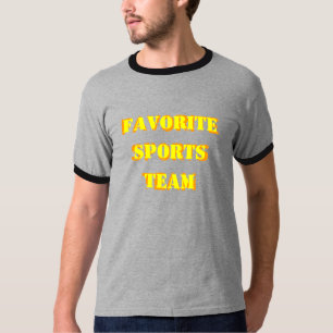 Camisa favorita da equipe de esportes