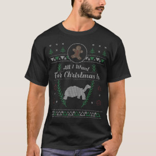 Camisa feia da tartaruga de Sulcata do Natal da