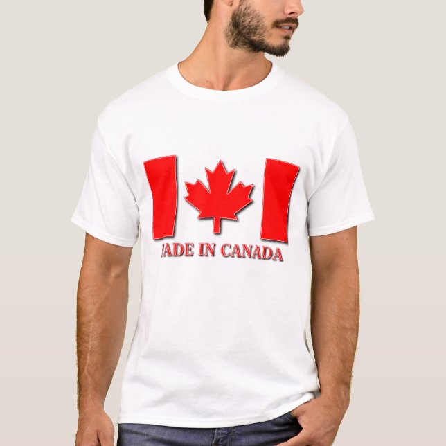 Camisa Feita No Canadá Orgulho Canadense (Frente)