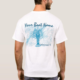 Camisa feita sob encomenda da lagosta espinhoso do