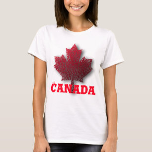 Camisa feita sob encomenda do dia de Canadá