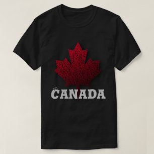 Camisa feita sob encomenda do dia de Canadá