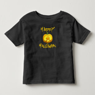 Camisa feliz da criança da abóbora do Dia das