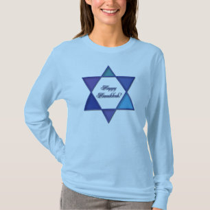 Camisa feliz da estrela de David de Hanukkah