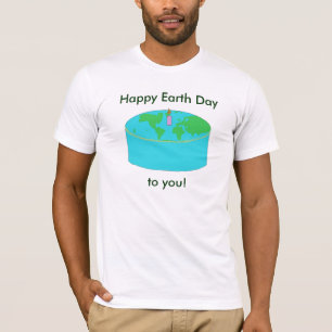 Camisa "Feliz Dia da Terra para você!"