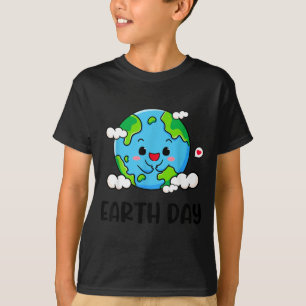 Camisa Feliz Dia da Terra Terra Fofa Dia da Terra